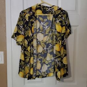 H&M Floral button down